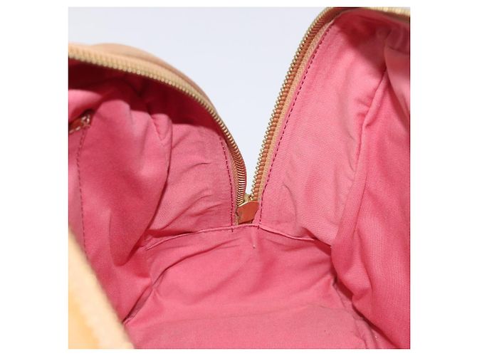 Céline Borsa a mano in tela Macadam Celine C in suede rosa e oro Auth BA1225 D'oro - vista 20