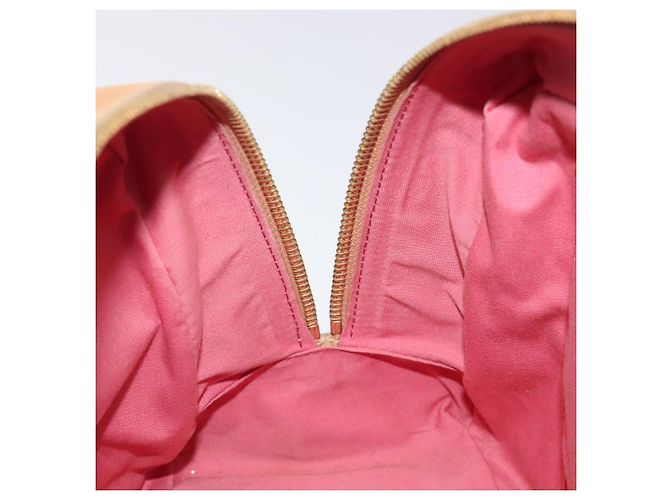 Céline Borsa a mano in tela Macadam Celine C in suede rosa e oro Auth BA1225 D'oro - vista 21