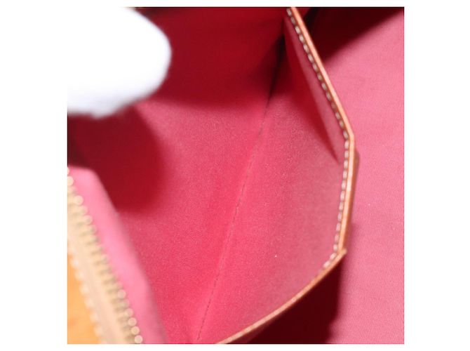 Céline Borsa a mano in tela Macadam Celine C in suede rosa e oro Auth BA1225 D'oro - vista 22