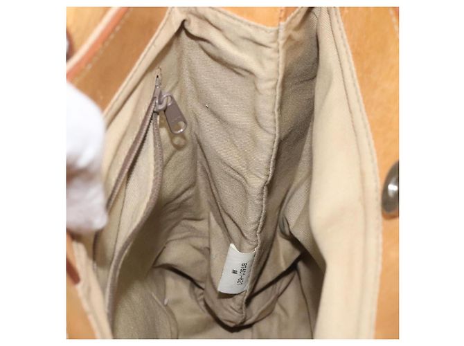 Autre Marque Borsa a mano in tela Burberrys Nova Check Blue Label marrone Auth ti2966 - vista 17