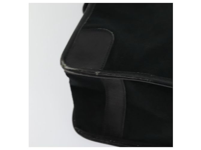 GUCCI GG Borsa Clutch Canvas Nera Oro Auth 119645 Nero D'oro - vista 14
