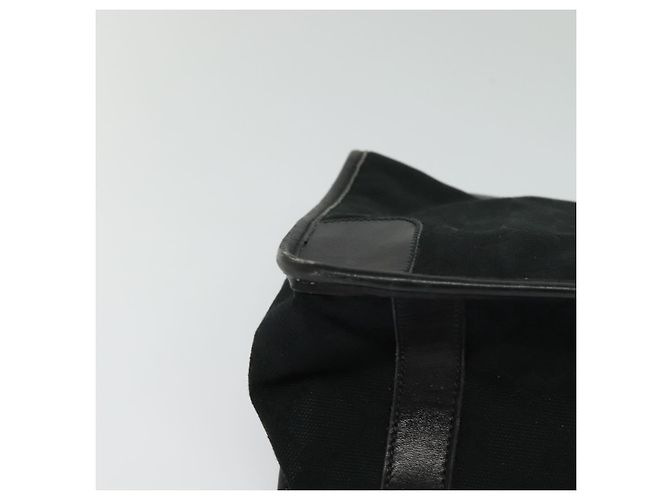 GUCCI GG Borsa Clutch Canvas Nera Oro Auth 119645 Nero D'oro - vista 7