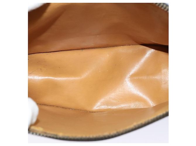 GUCCI GG Borsa Clutch Canvas Nera Oro Auth 119645 Nero D'oro - vista 9