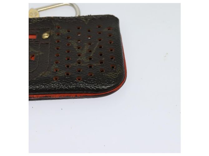 LOUIS VUITTON Monogram Perfo Pochette Cles Monedero Naranja M95222 Auth ac3778 - Ansicht 14