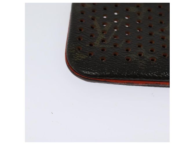 LOUIS VUITTON Monogram Perfo Pochette Cles Monedero Naranja M95222 Auth ac3778 - Ansicht 15