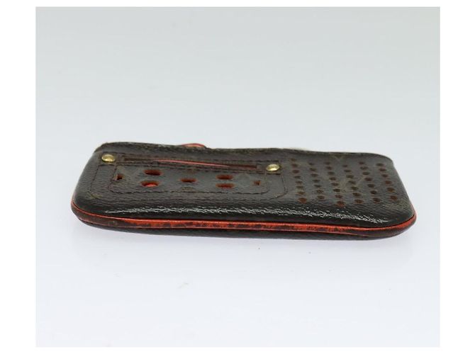 LOUIS VUITTON Monogram Perfo Pochette Cles Monedero Naranja M95222 Auth ac3778 - Ansicht 6