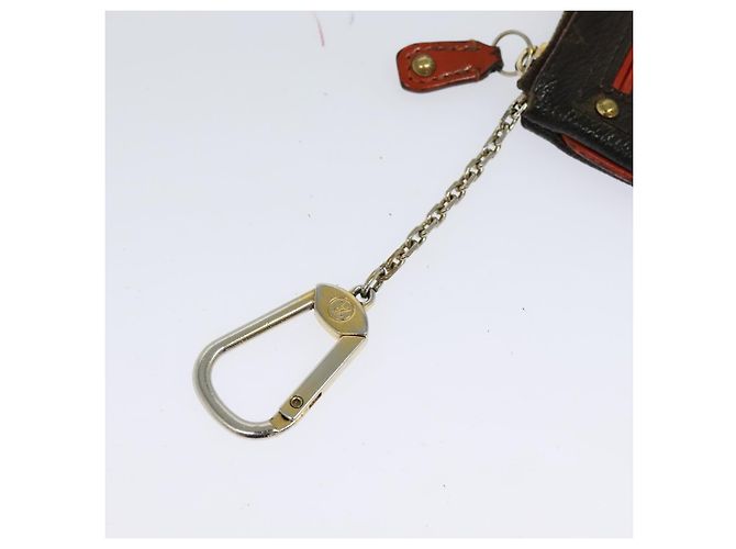 LOUIS VUITTON Monogram Perfo Pochette Cles Monedero Naranja M95222 Auth ac3778 - Ansicht 9