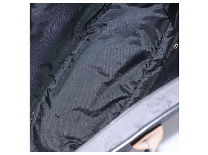 Borsa Tote MCM in nylon nera Auth bs24480 Nero - vista 12