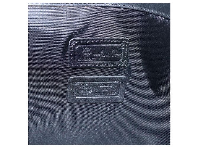 Borsa Tote MCM in nylon nera Auth bs24480 Nero - vista 18