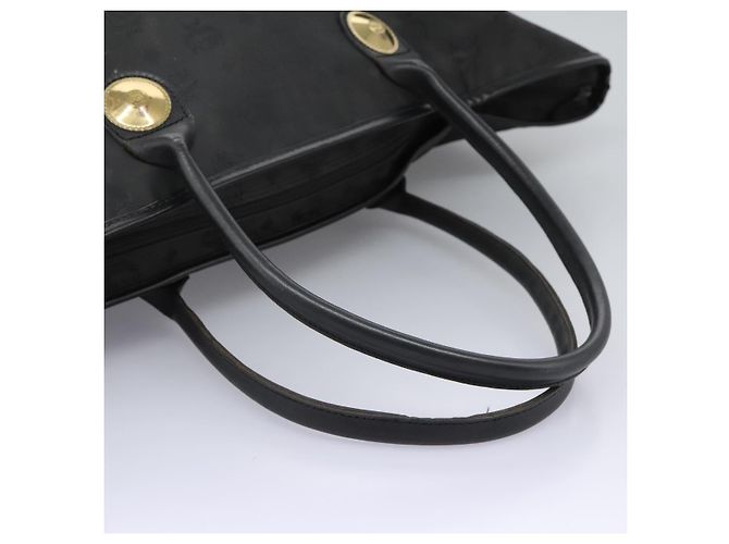 Borsa Tote MCM in nylon nera Auth bs24480 Nero - vista 7