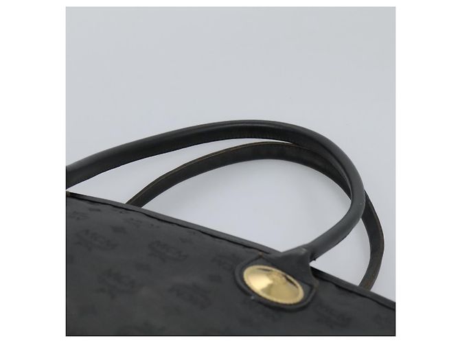 Borsa Tote MCM in nylon nera Auth bs24480 Nero - vista 8