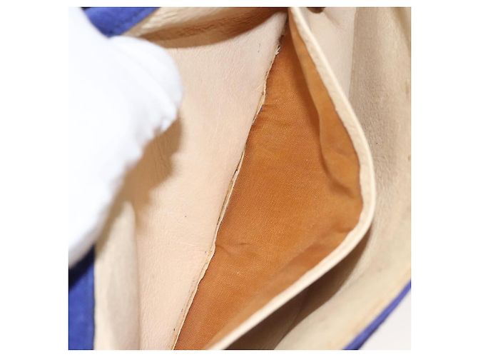 Céline Borsa a spalla CELINE in suede viola Auth BA1516 Porpora - vista 11