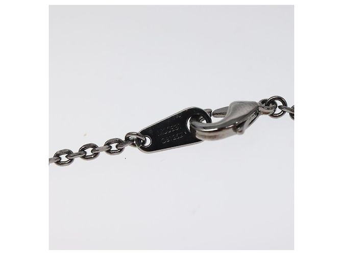 Louis Vuitton Pendente Collana Vivienne in metallo tono argento M00831 LV Auth 120237 - vista 10
