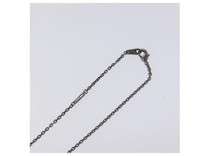 Louis Vuitton Pendente Collana Vivienne in metallo tono argento M00831 LV Auth 120237 - vista 14