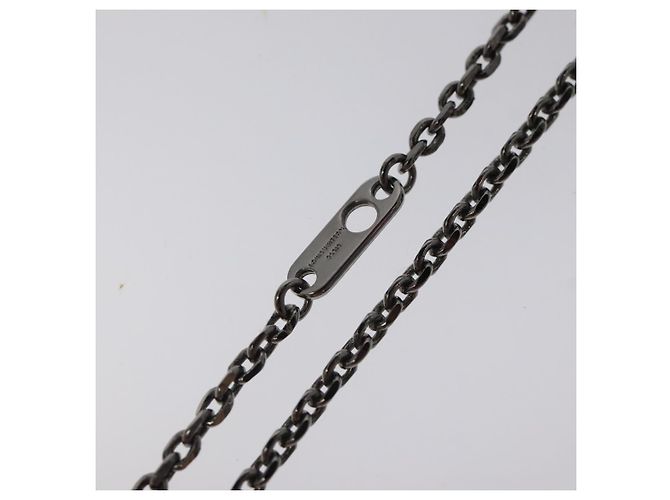 Louis Vuitton Pendente Collana Vivienne in metallo tono argento M00831 LV Auth 120237 - vista 16