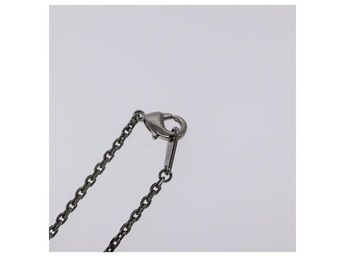 Louis Vuitton Pendente Collana Vivienne in metallo tono argento M00831 LV Auth 120237 - vista 7