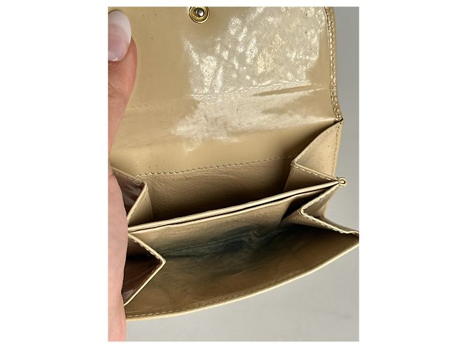 Vintage Gucci leather wallet beige - view 5
