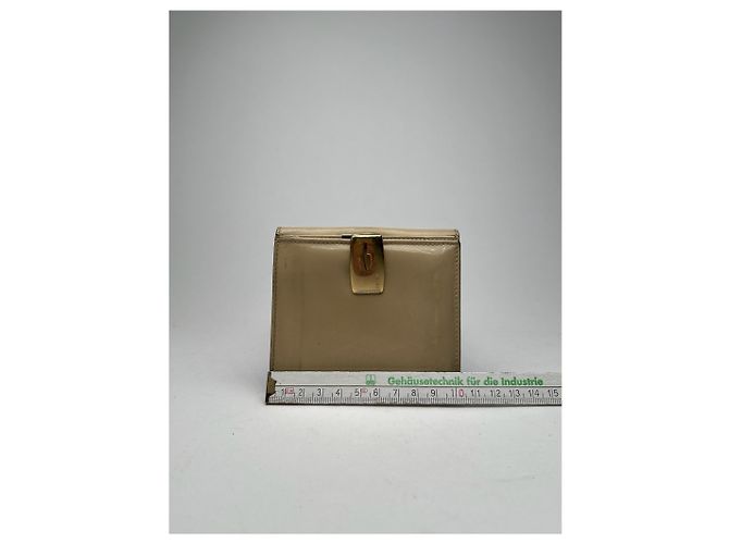 Vintage Gucci leather wallet beige - view 8