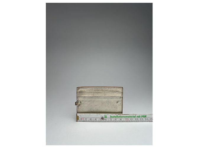Vintage Miu Miu Leder Kartenhalter Silber - Ansicht 4