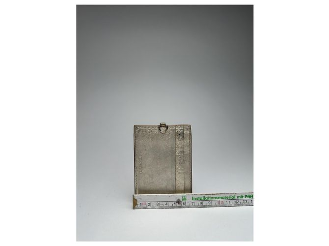 Vintage Miu Miu Leder Kartenhalter Silber - Ansicht 5