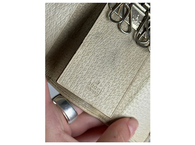 Vintage Miu Miu Leder Kartenhalter Silber - Ansicht 7