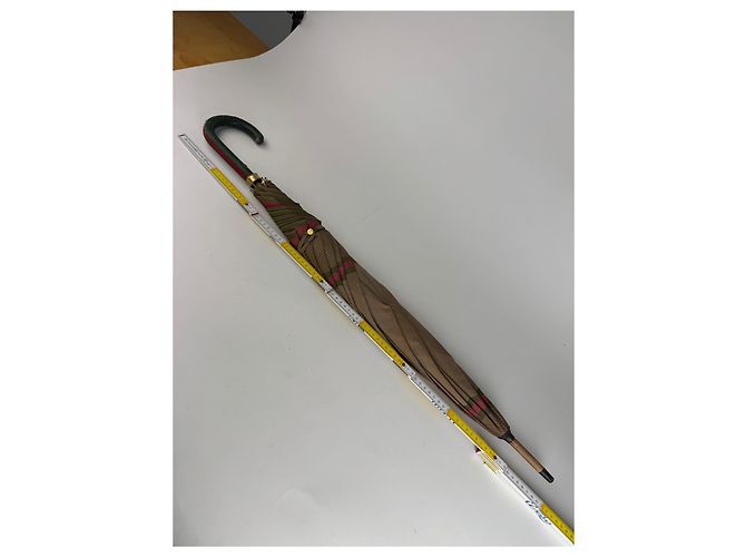 Vintage Gucci Regenschirm aus den 80ern Khaki - Ansicht 6