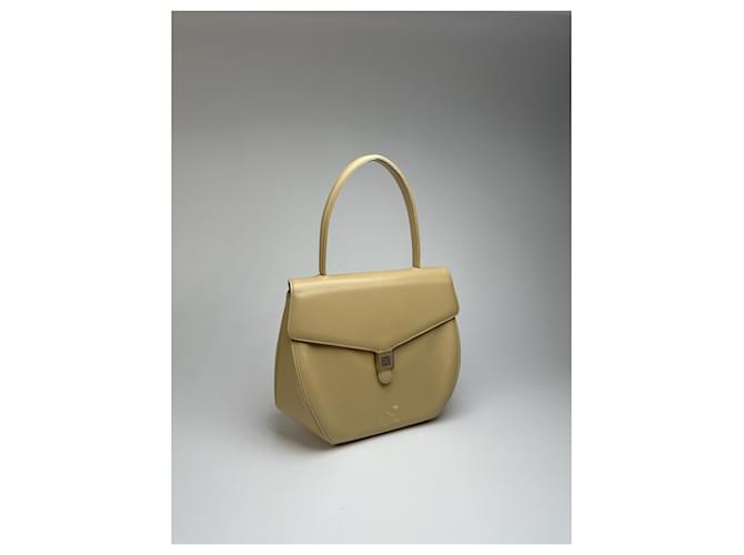 Vintage Givenchy Leder Tasche beige - Ansicht 3