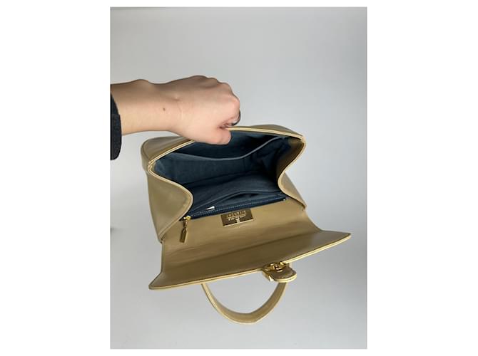Vintage Givenchy Leder Tasche beige - Ansicht 4