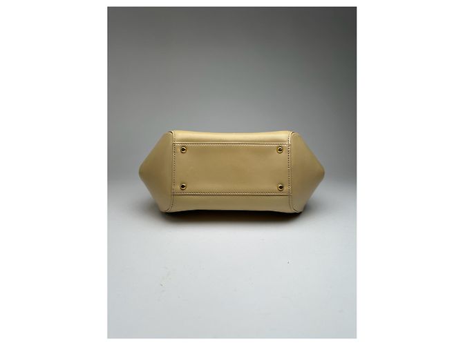 Vintage Givenchy Leder Tasche beige - Ansicht 5
