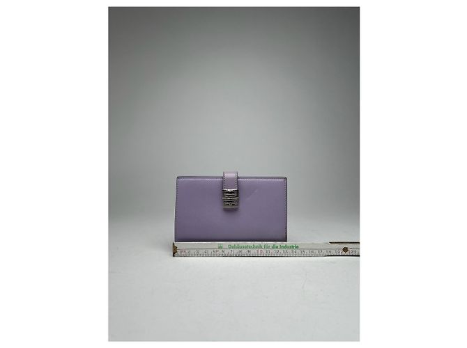 Vintage Givenchy Leather wallet purple - view 10