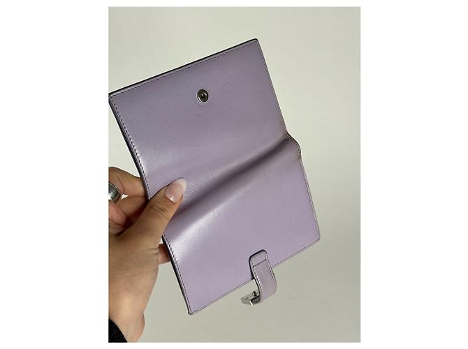 Vintage Givenchy Leather wallet purple - view 5