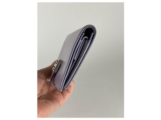Vintage Givenchy Leather wallet purple - view 6