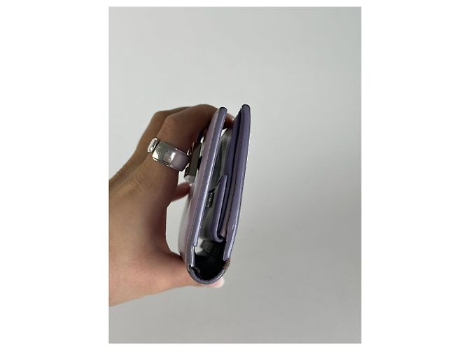 Vintage Givenchy Leather wallet purple - view 7