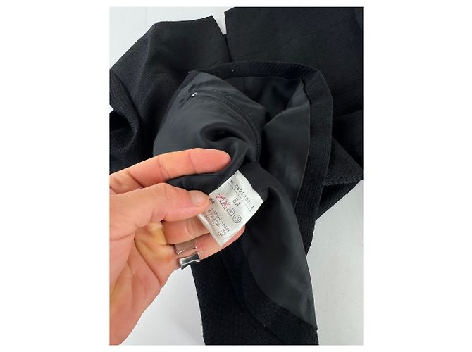 Vintage Givenchy Wool Coat black - view 14