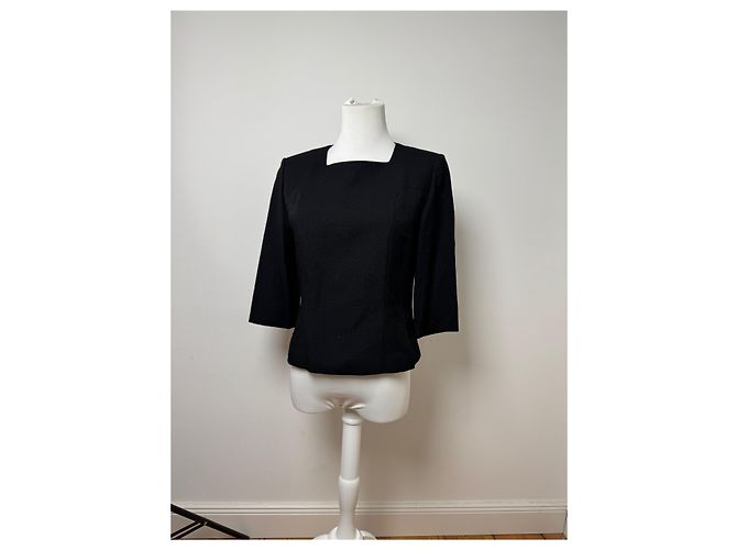 Vintage Givenchy Wool Coat black - view 15