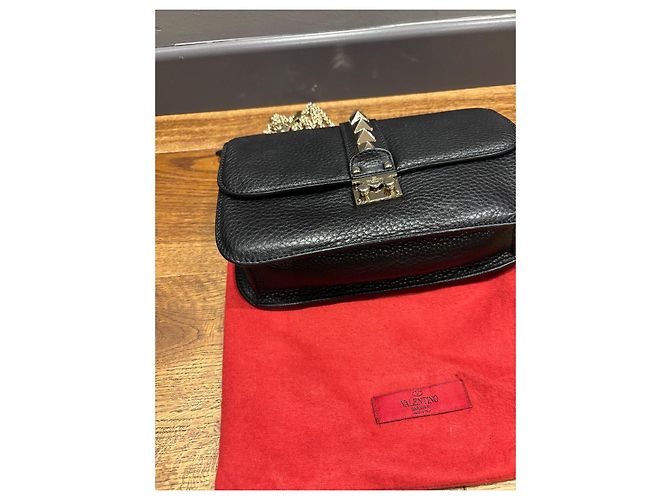 Valentino Garavani Glamlock Negro - vista 11
