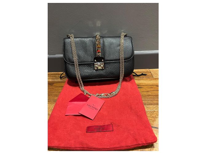 Valentino Garavani Glamlock Negro - vista 12