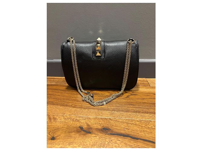 Valentino Garavani Glamlock Negro - vista 2