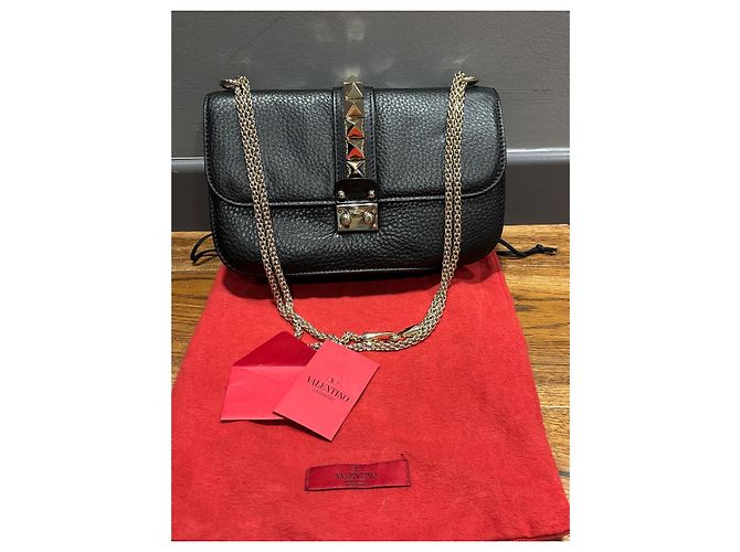 Valentino Garavani Glamlock Negro - vista 5