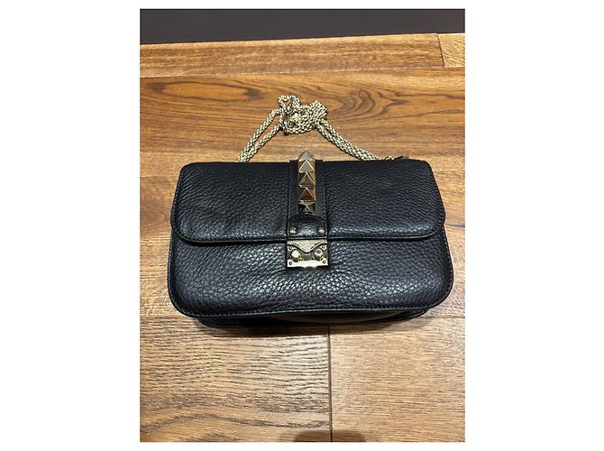 Valentino Garavani Glamlock Negro - vista 6