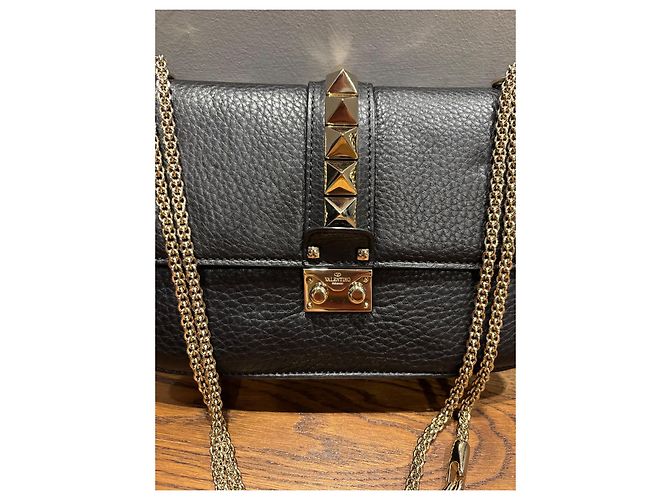 Valentino Garavani Glamlock Negro - vista 7