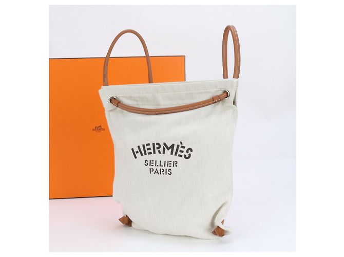 Hermès Mochila de cuero Chevron Aline grabada Hermes Y - vista 2
