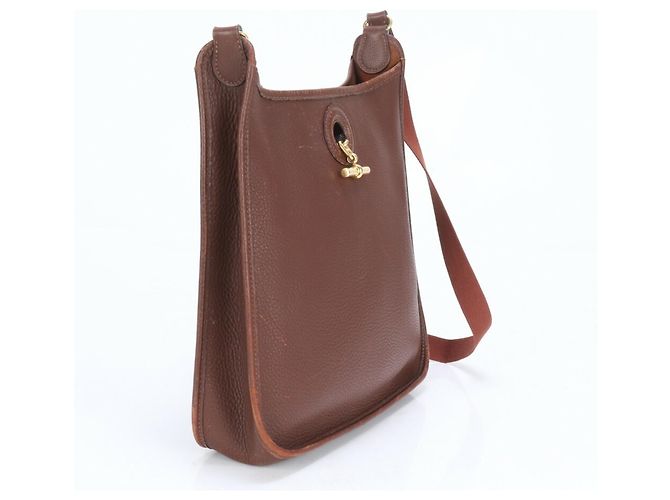 Hermès Vespa PM Ledertasche Braun - Ansicht 3