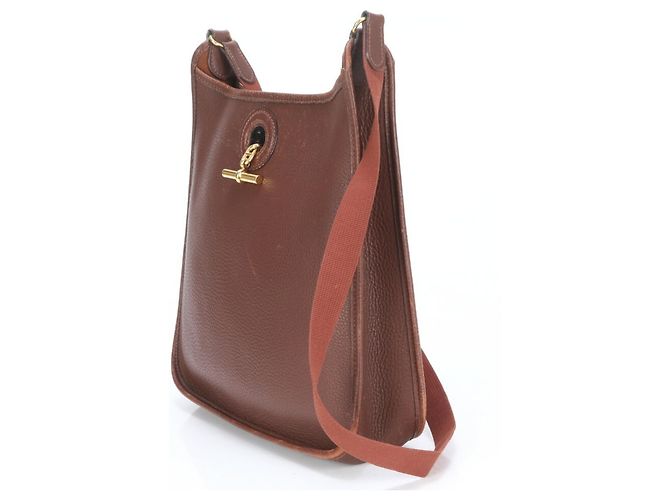 Hermès Vespa PM Ledertasche Braun - Ansicht 4