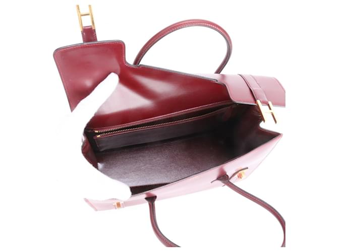 Hermès Borsa Hermes Drag 30 Bordò - vista 12