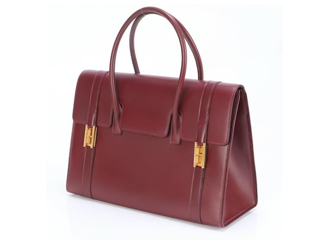 Hermès Borsa Hermes Drag 30 Bordò - vista 2