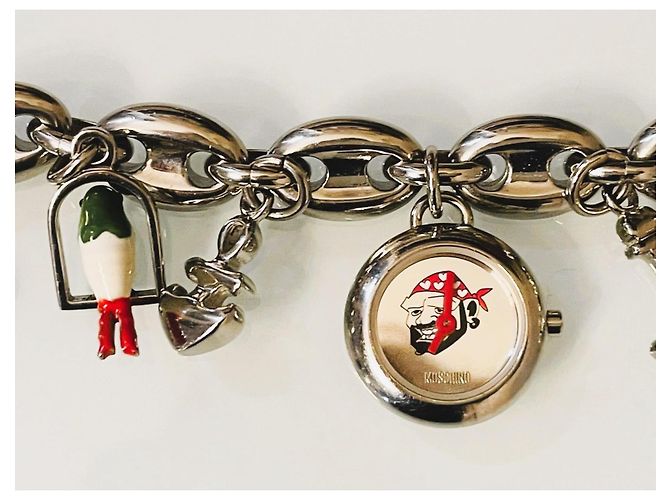 DE LA COLECCIÓN pulsera-reloj MOSCHINO Time 4 Pirates Plata - vista 10