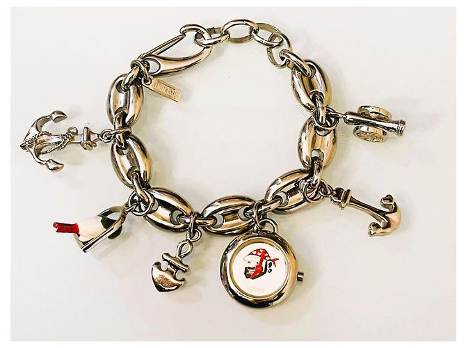DE LA COLECCIÓN pulsera-reloj MOSCHINO Time 4 Pirates Plata - vista 6
