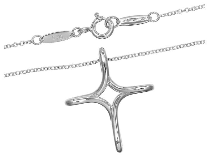 Collana Croce Aperta Tiffany & Co. - vista 7