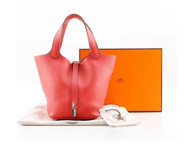 Hermès Borsa Hermes Picotin Lock 18 PM Rosa - vista 14